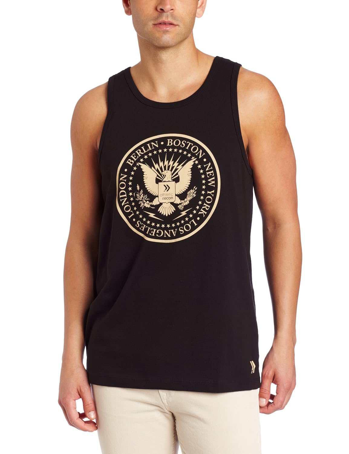 athletic recon 男士 marathon tank 黑色 中