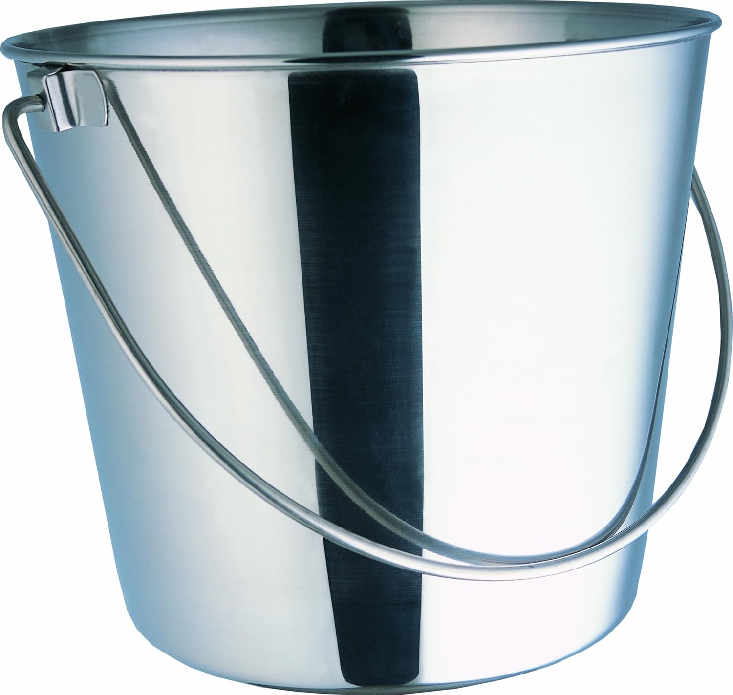 indipets heavy duty stainless steel pail, 2-quart