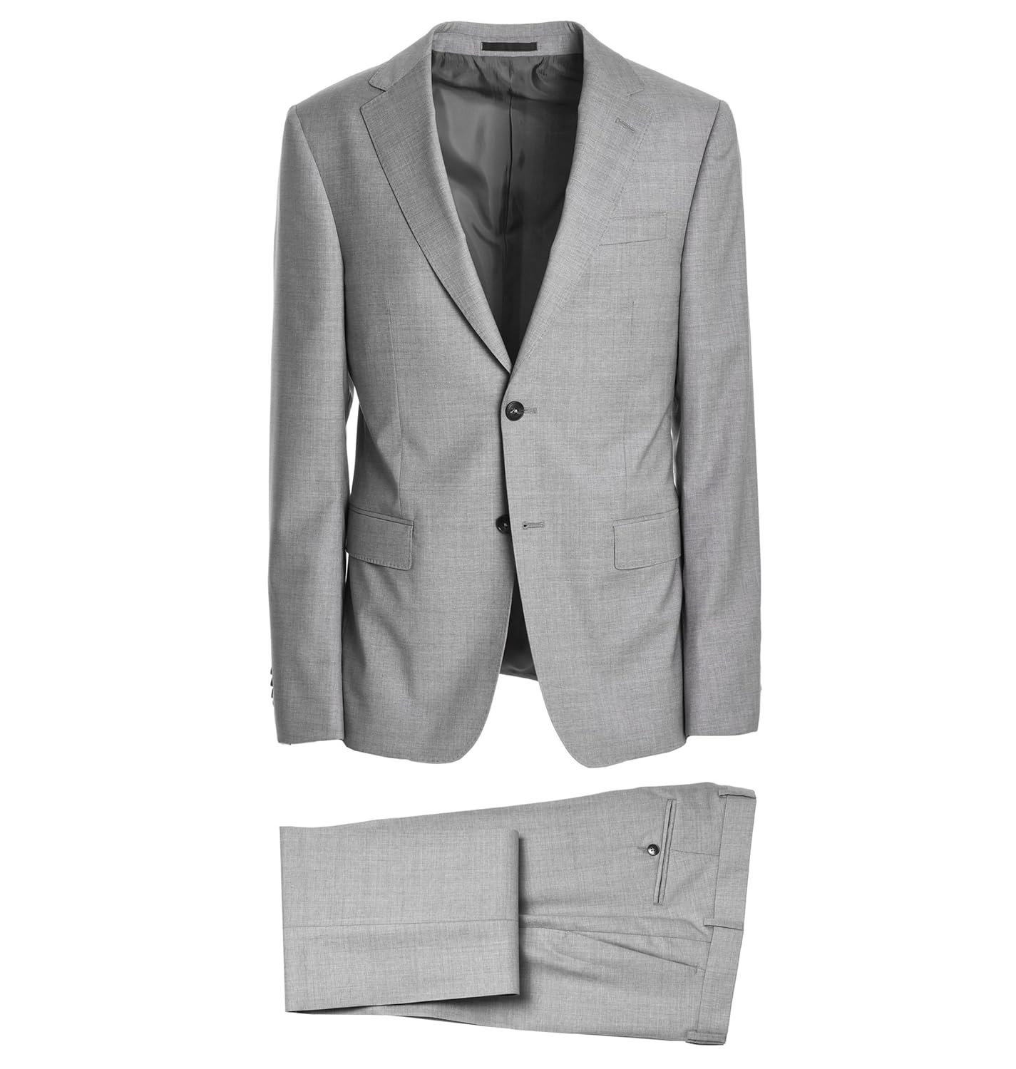 z zegna 男人 322712281cgn 灰色 羊毛 西装/意大利直邮【亚马逊海外