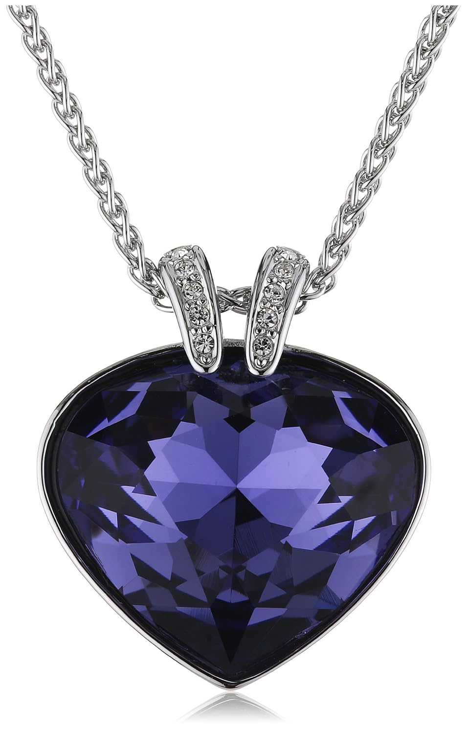 swarovski 施华洛世奇 女士简约海洋之心仿水晶吊坠项链5020050