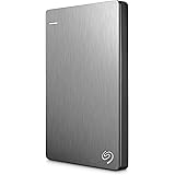 希捷 Backup Plus Slim 2TB 便携式外接硬盘 USB 3.0, 银色 (STDR2000101)