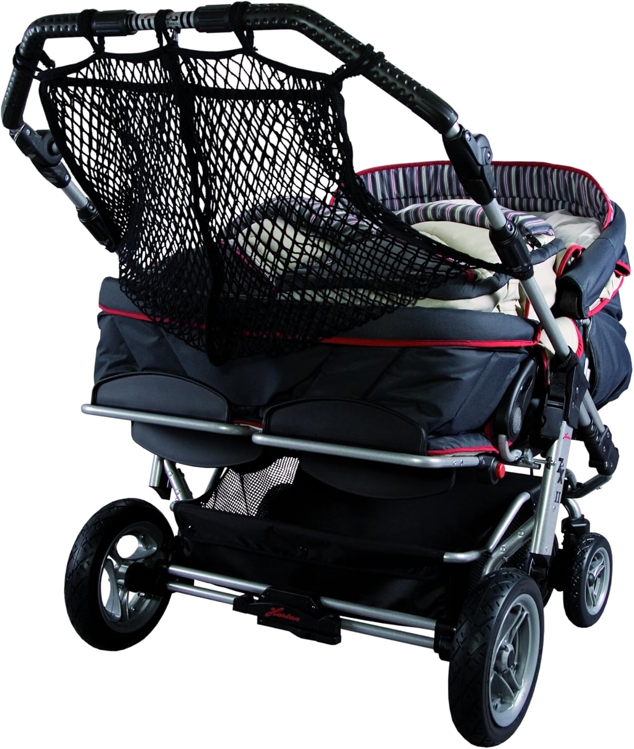 sunnybaby 850120019 婴儿车购物网线袋,用于双胞胎推车,黑色