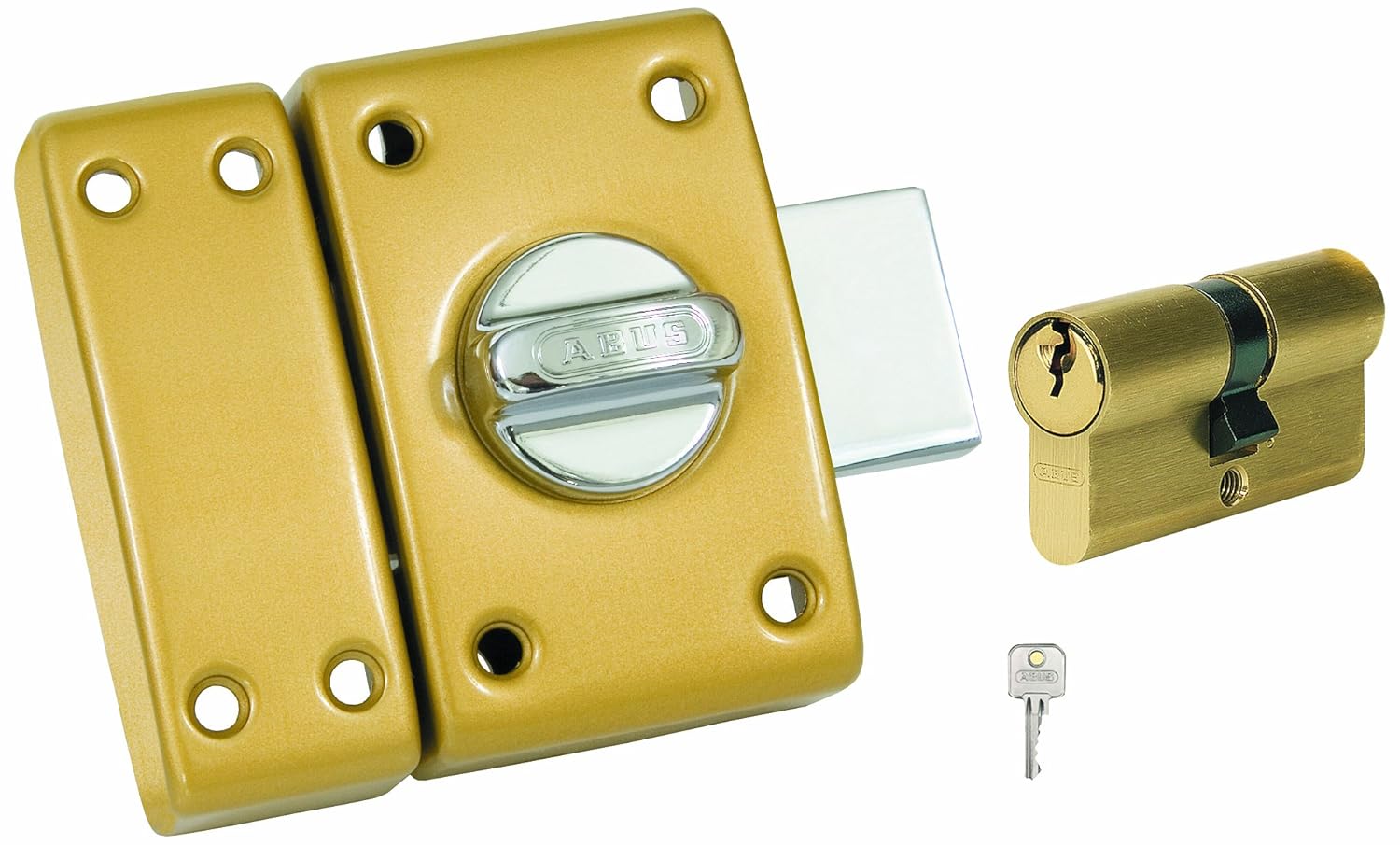 abus clk cb45 b cy c 经典圆筒螺栓锁 45 毫米 30 x 30 青铜