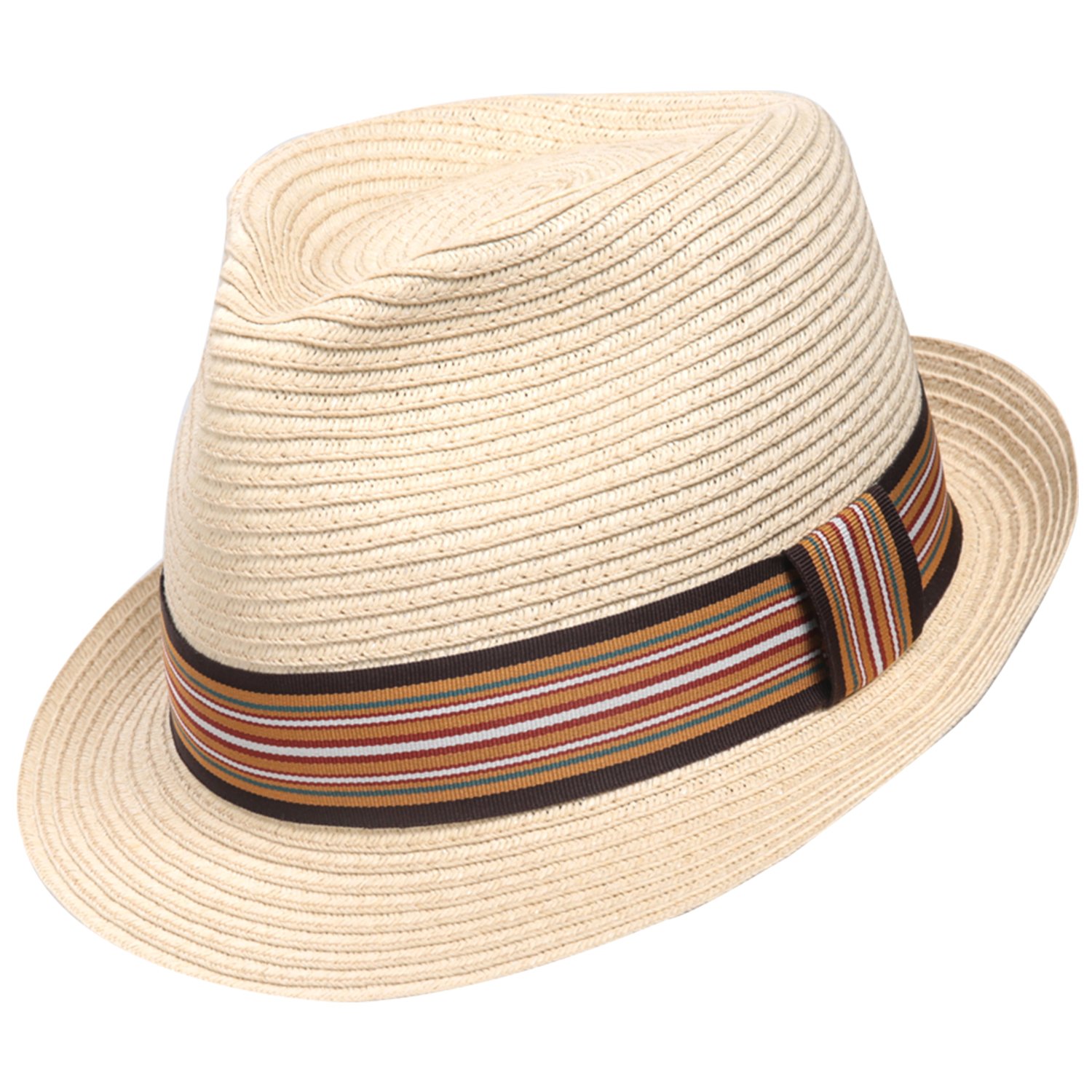 sedancasesa 中性软毡帽遮阳帽纸夏季短帽檐海滩爵士帽