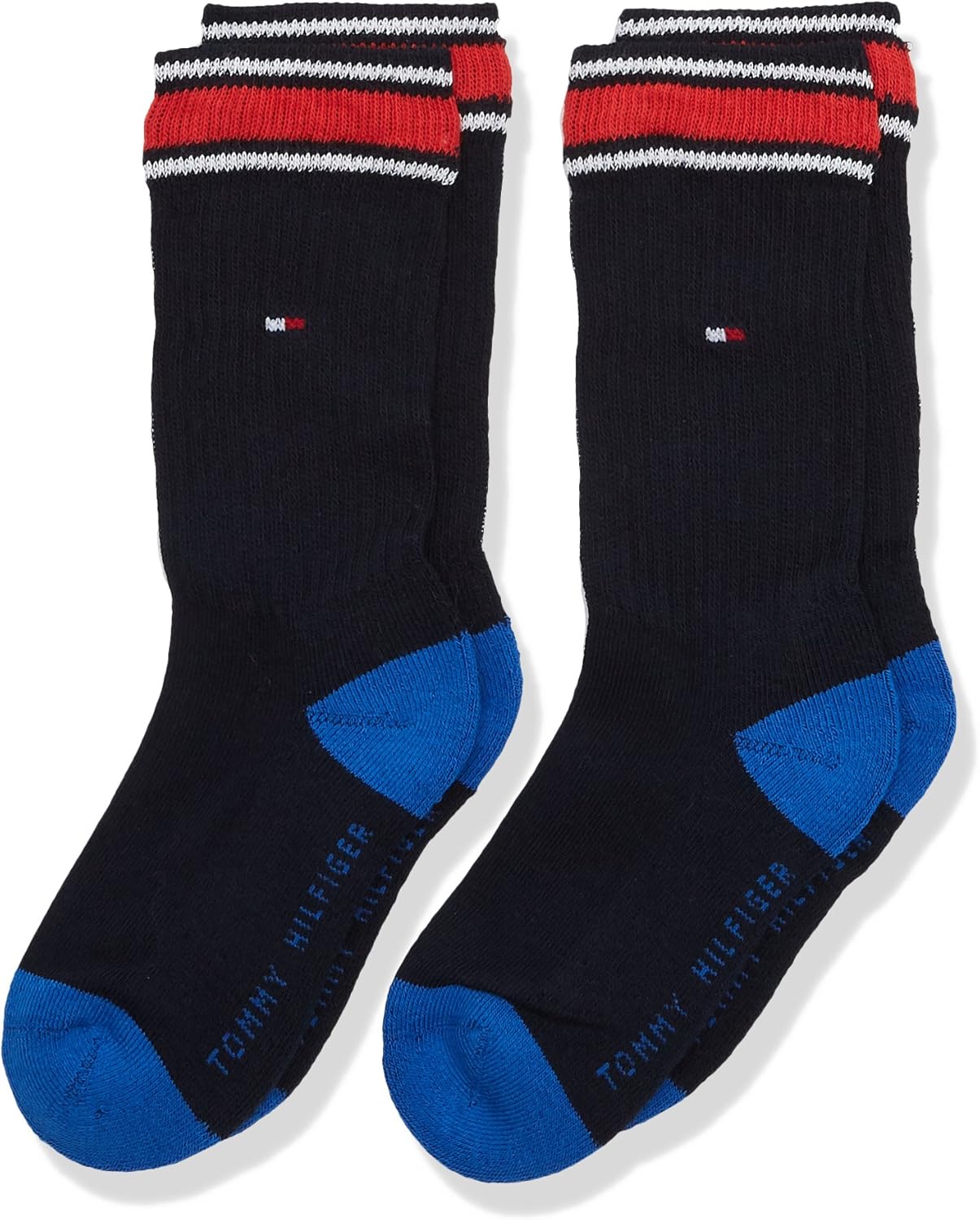 tommy hilfiger 男孩袜子,两件装 蓝色 35-38