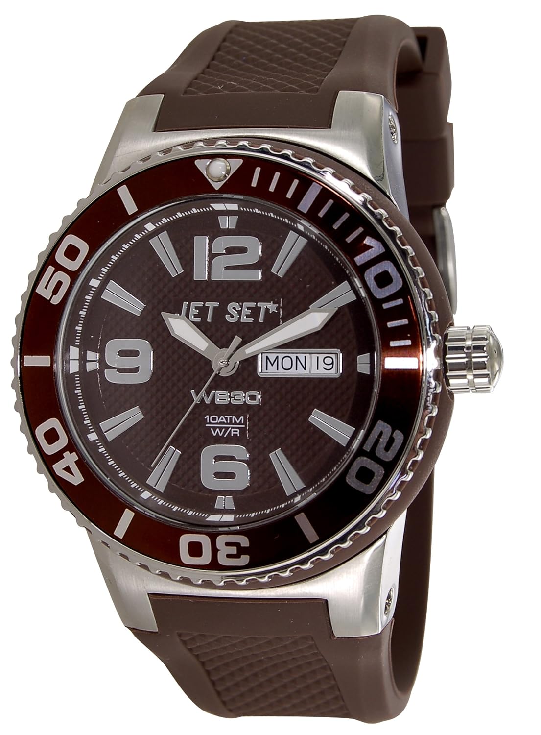 j-jet 套装55454 – 767-wb30中性款手表 analogue 石英棕色橡胶表带