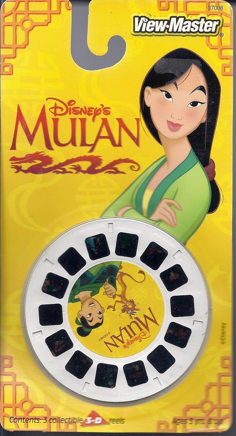 disneys mulan 3d view-master 3 reel set