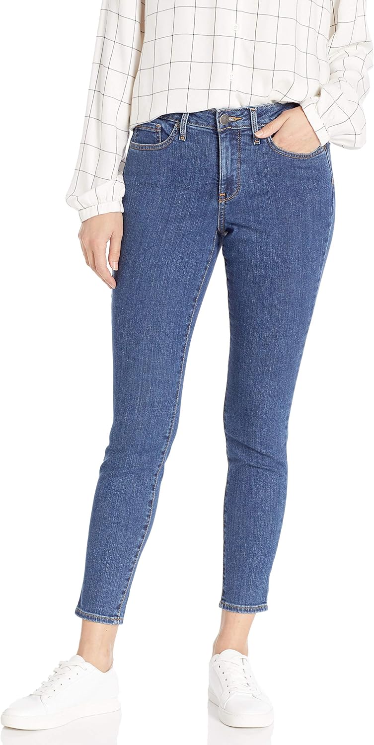 nydj 女式 petite ami 紧身牛仔裤 batik 蓝色 4p