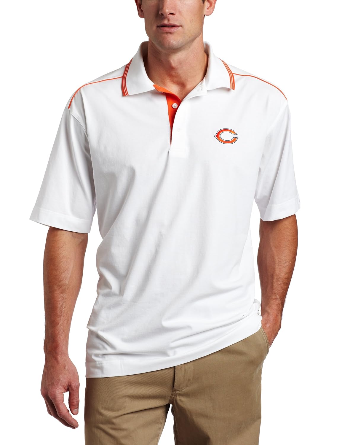 nfl 芝加哥熊男式 baseline 有机 polo 衫 chicago bears 中