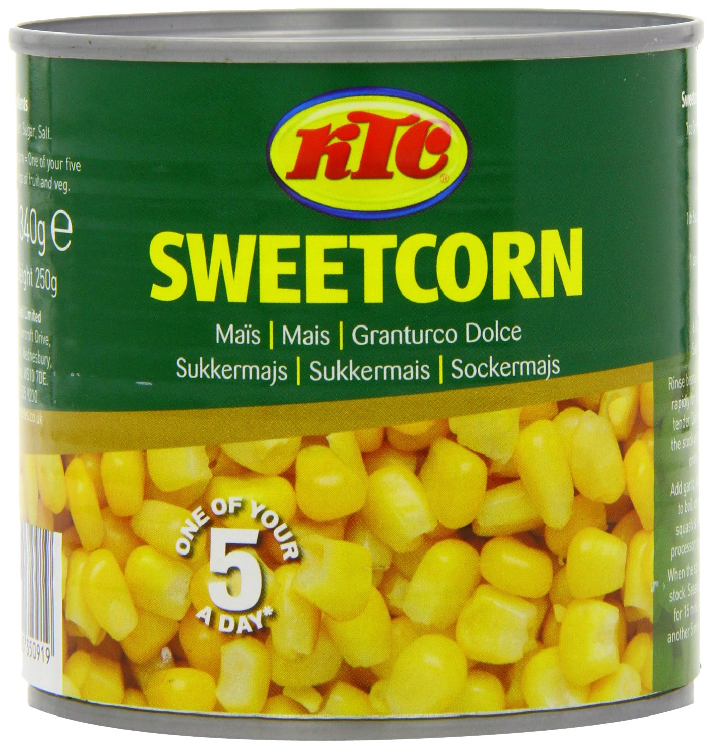 ktc sweetcorn 340 g (pack of 12)
