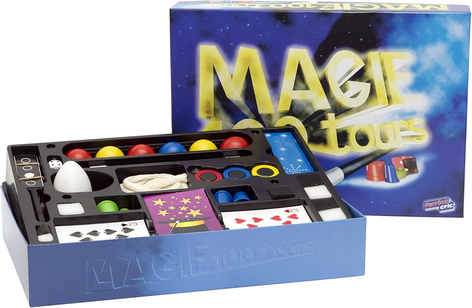 ferriot - 2860 - jack - 100 魔法魔术魔术盒 - 蓝色