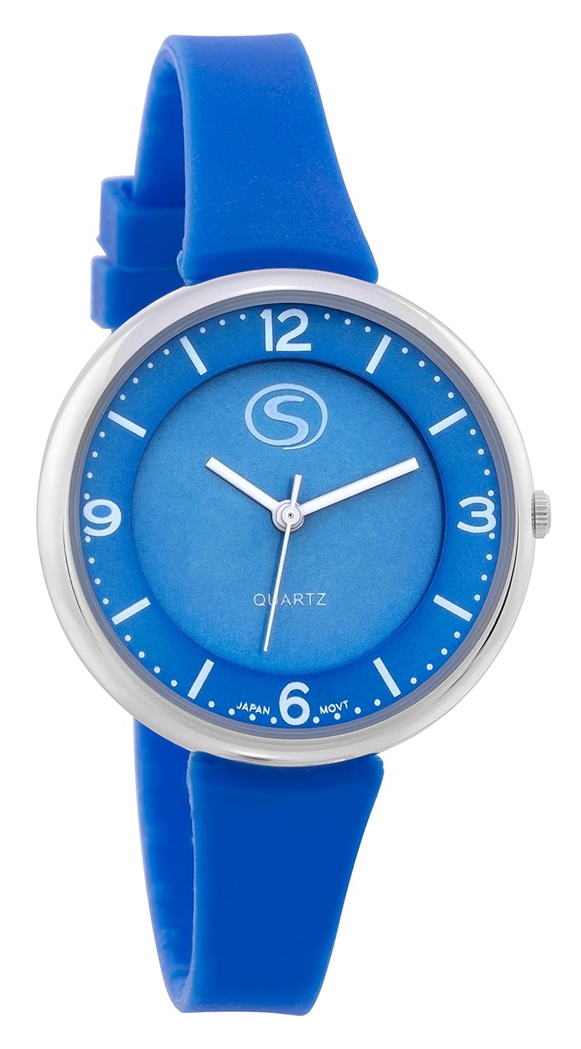 m&c 中性款 运动蓝色表盘带日本石英 sn9659lb