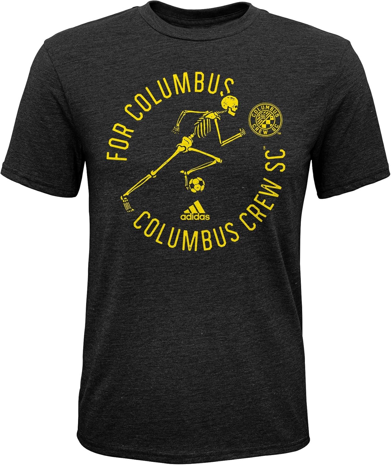 mls columbus crew boys -triblend to the grave short sleeve tee