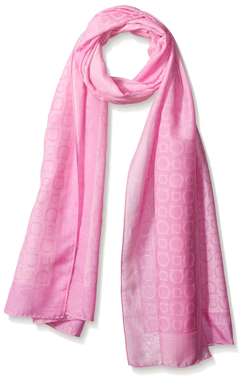 salvatore ferragamo 女式图案围巾,粉色