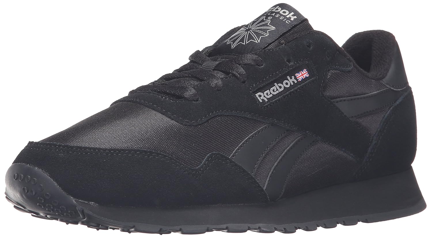reebok 男士皇家尼龙经典运动鞋时尚 black/black/carbon 6.5 m us