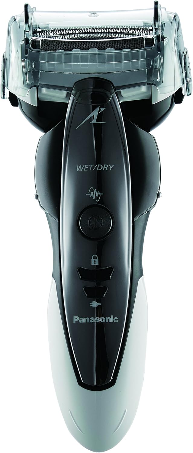 panasonic松下电动剃须刀es-st29 白色 日本进口机身 三刀头 干湿两用