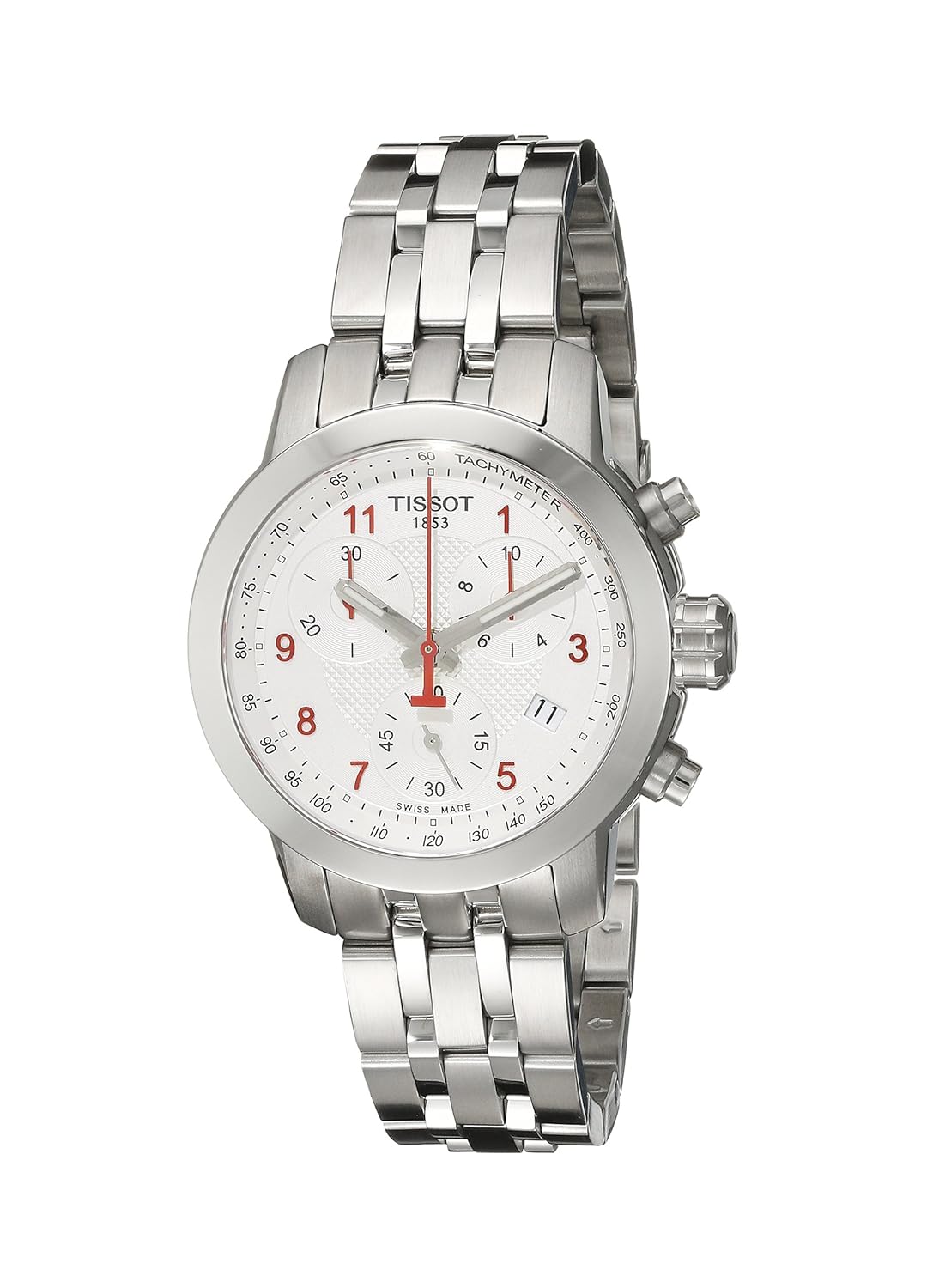 prc 200 analog display swiss quartz silver watch-钟表-亚马逊中国