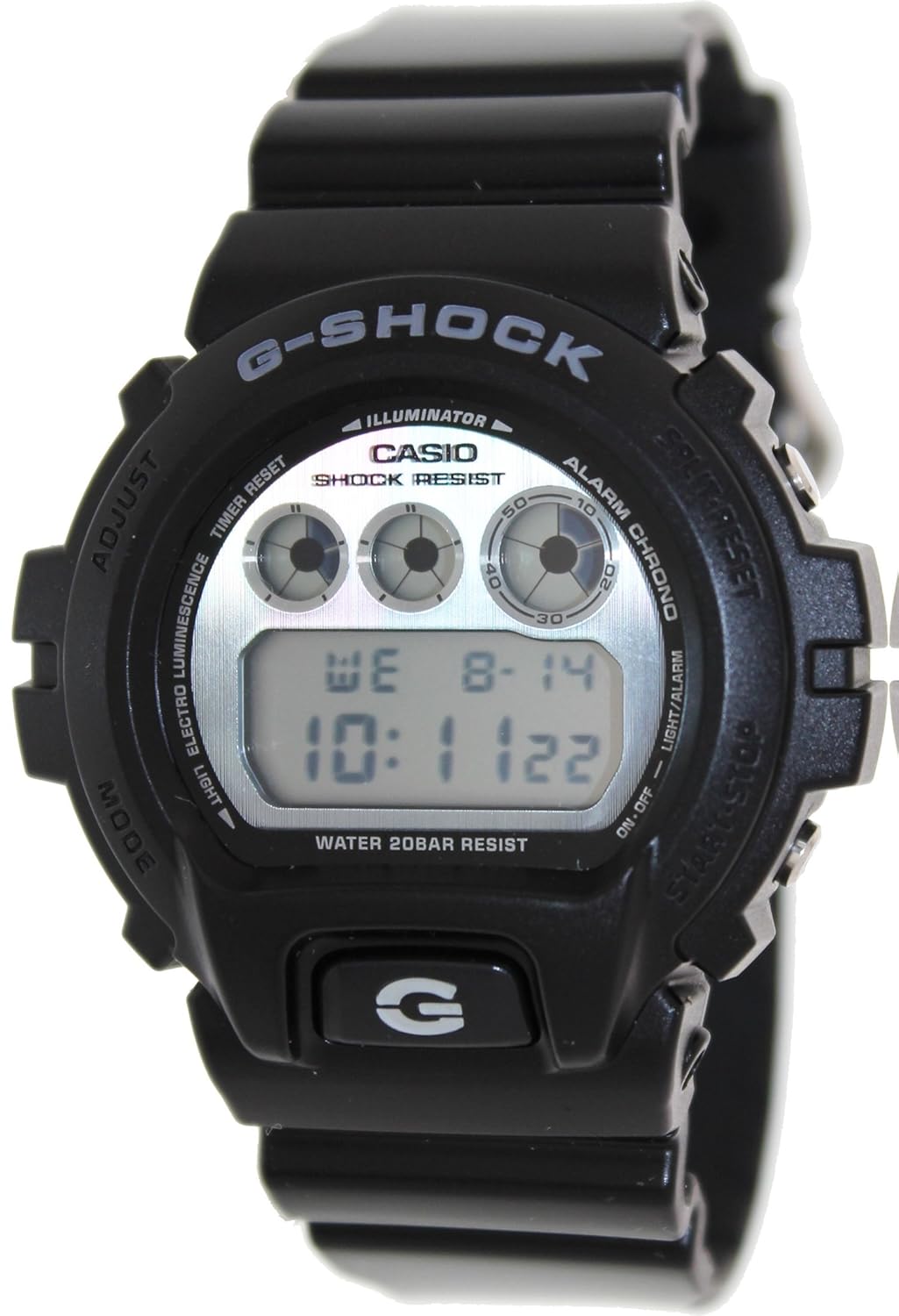 casio g - shock 复古黑色拉丝金属表盘 dw6900hm-1