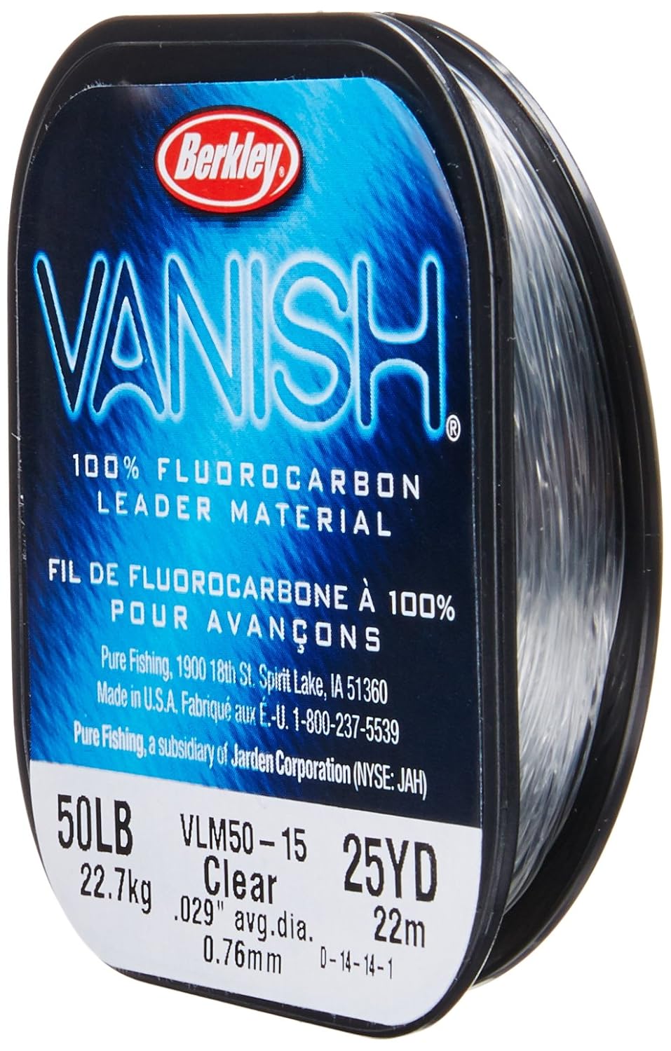 berkley vanish fluorocarbon leader materials (8-po