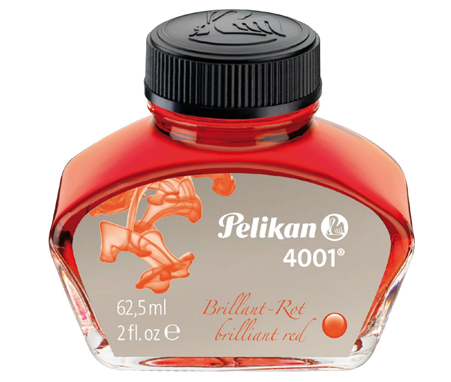 pelikan 百利金 水性染料不堵笔墨水4001 红色 62.