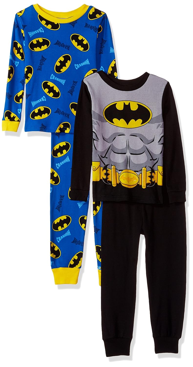 batman 男孩4件套棉质睡衣套装 absolutely gray 10