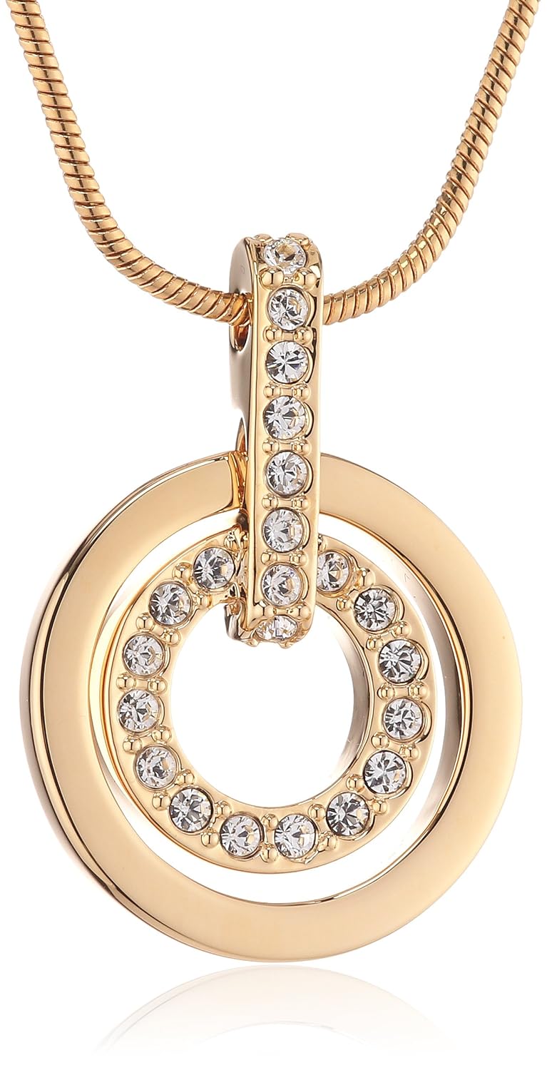 swarovski 施华洛世奇 女士简约圆环 仿水晶吊坠 项链(奥地利品牌