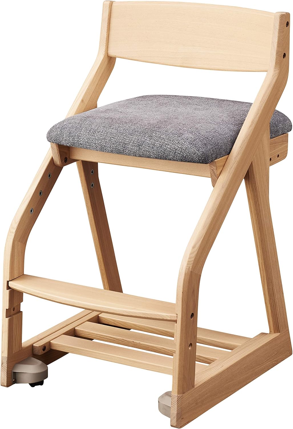 小泉成器 学习椅 mo/深棕色 w43.4×d49.5~57.6×h76.5cm sh44.647.