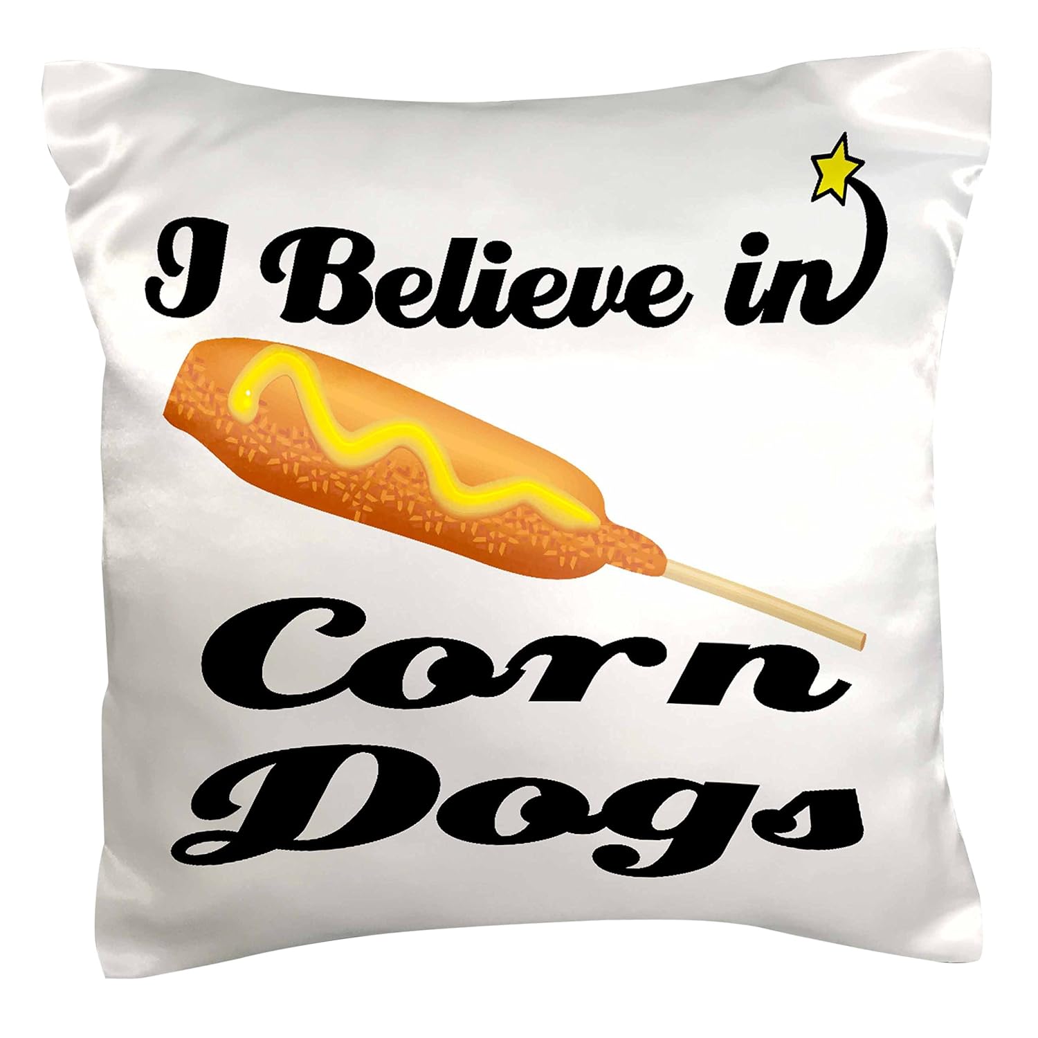 3drose pc_105073_1 i believe in corn dogs-pillow