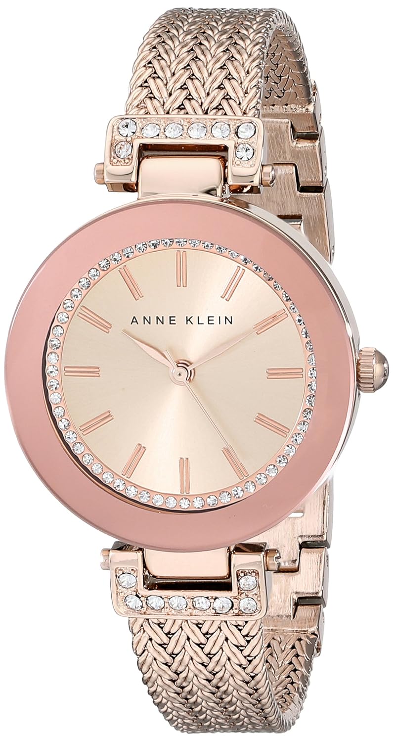 anne klein 安妮克莱因 ak/1906rgrg 施华洛世奇水晶 玫瑰金色女士