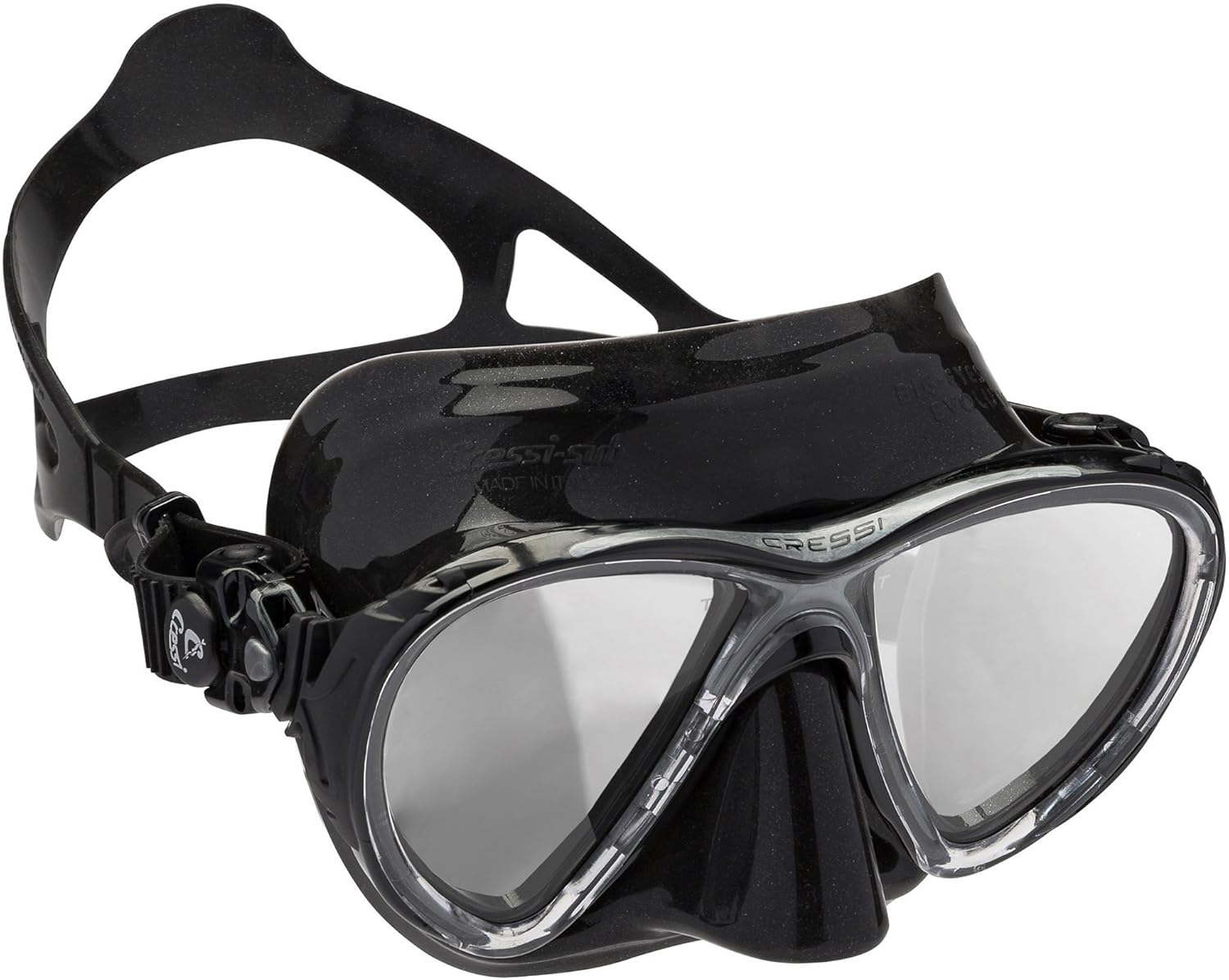 cressi 科越思 中性 big eyes evolution 潜水面镜 水肺潜 ds336950