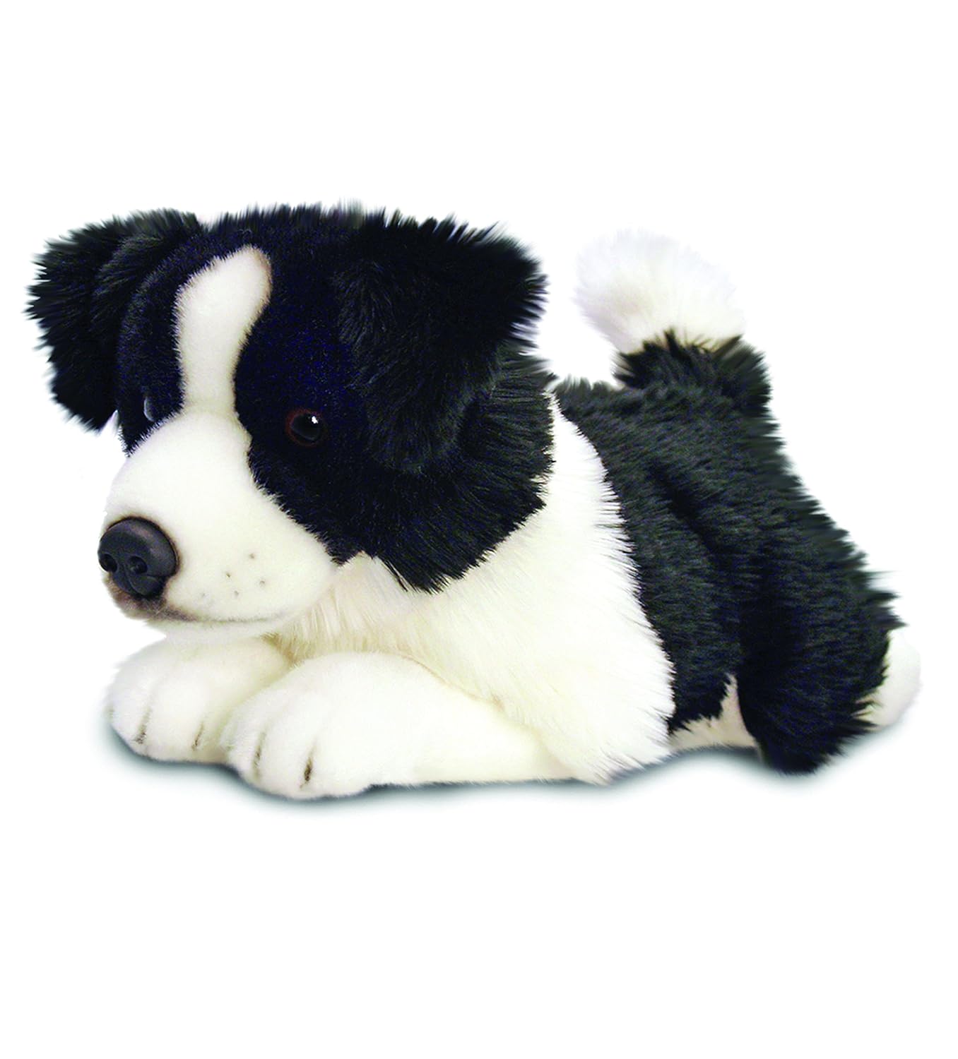 keel toys jessi 边框 collie 狗毛绒玩具 3 years   50cm 黑白色