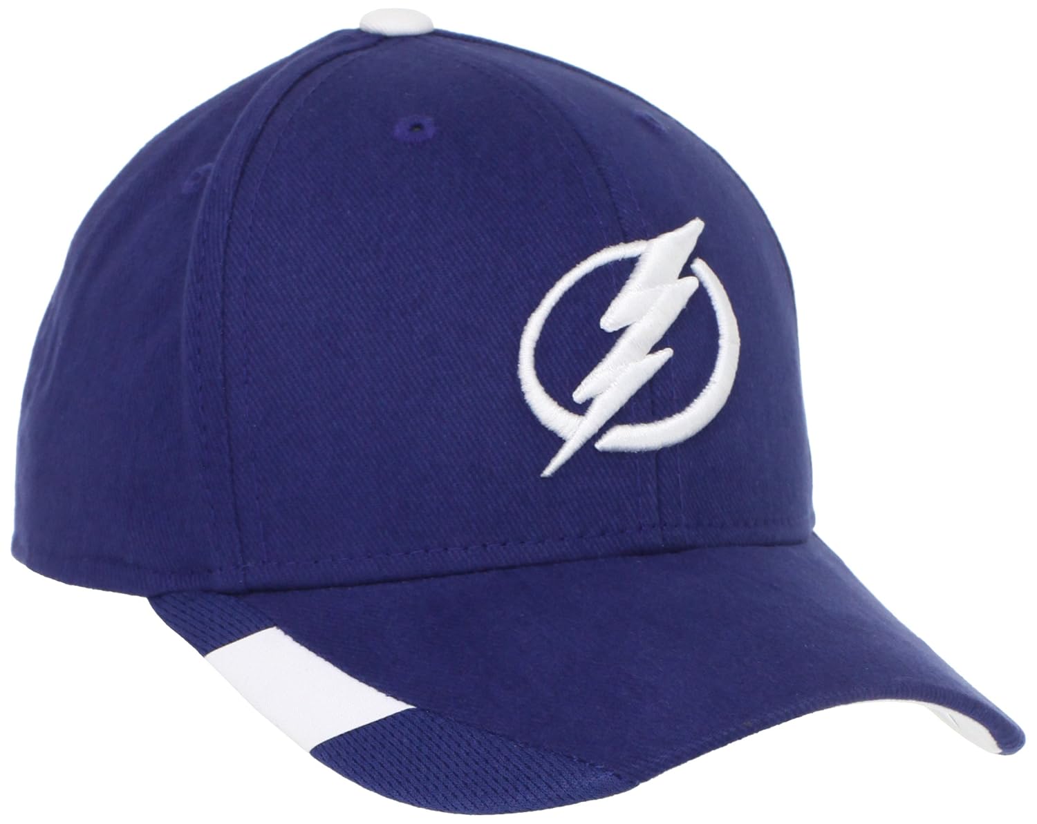 nhl tampa bay lightning 青年结构可调节帽子,深蓝色,4 – 7岁