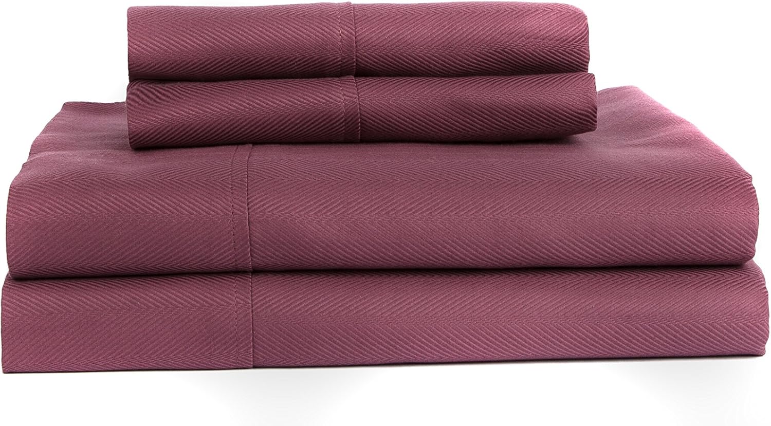 devonshire 系列 nottingham 620支提花人字纹床单套装 紫色 queen dc