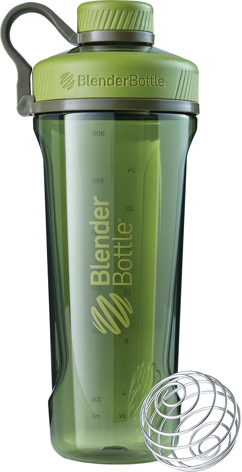 blenderbottle c01955 radian tritan 调味瓶,青色,32 盎司 苔绿色 32