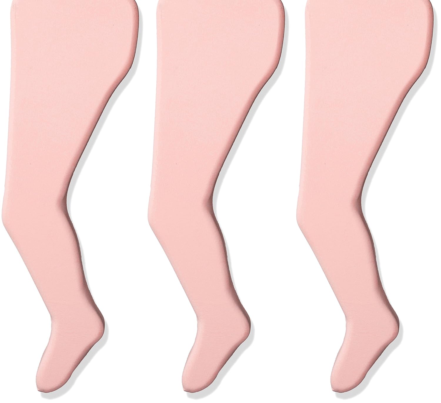 capezio girls childrens hold and stretch footed tight-3 pack