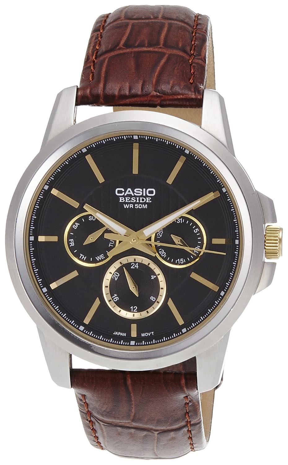 casio 卡西欧 analogue指针系列 石英男表 bem-307bl-1a2vdf