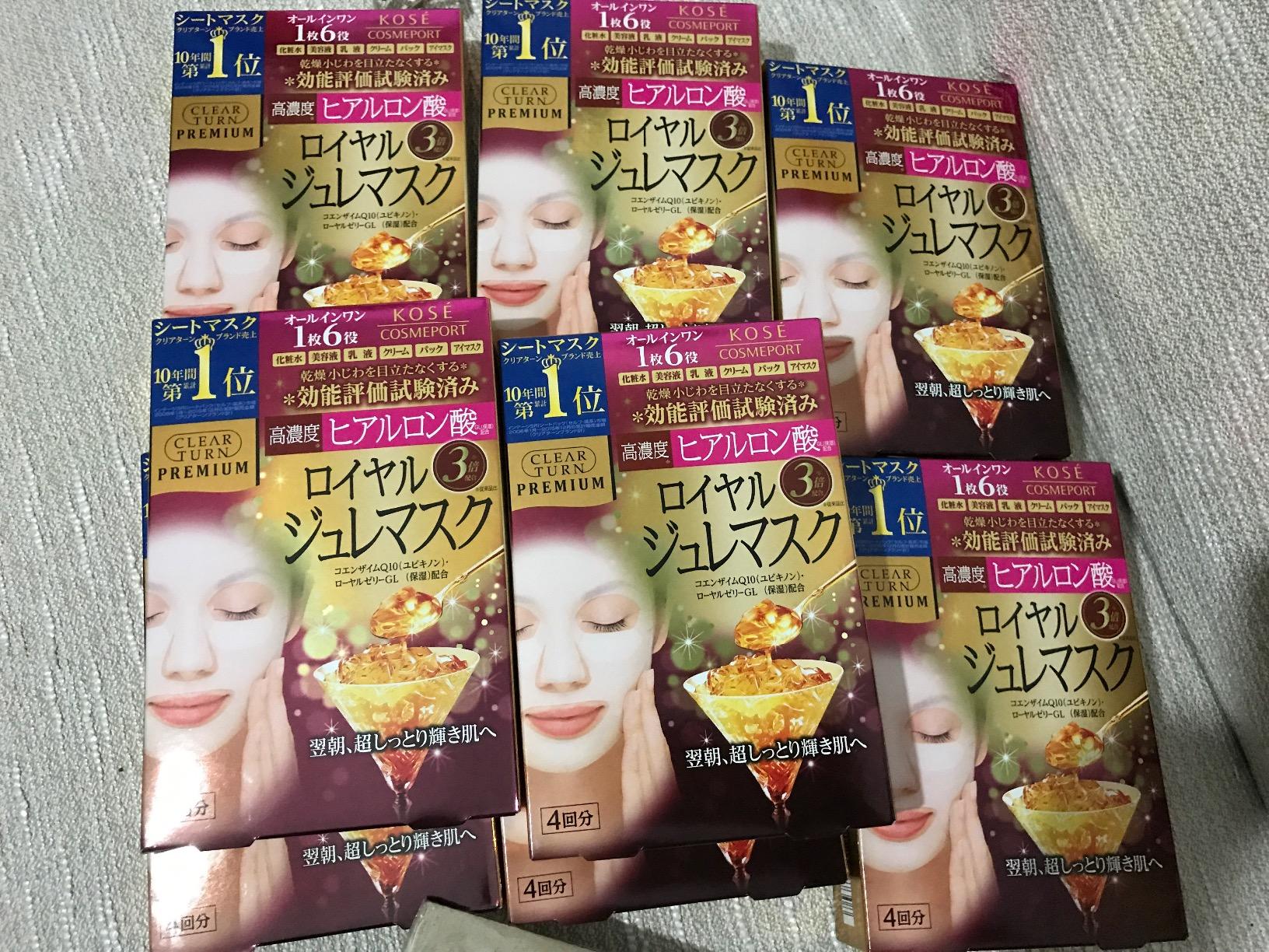 kose clearturn 蜂王浆面膜(透明质酸) 4片