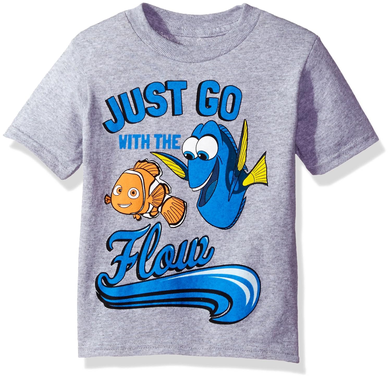 迪士尼幼儿男孩 dory 卷 with the 当前短袖 t 恤