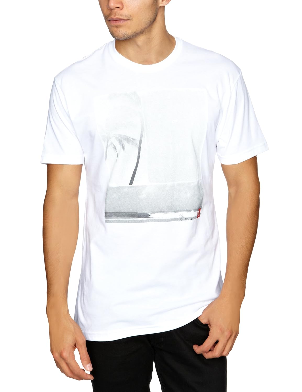 reef more bok choi 请印花男式 t 恤 白色 s