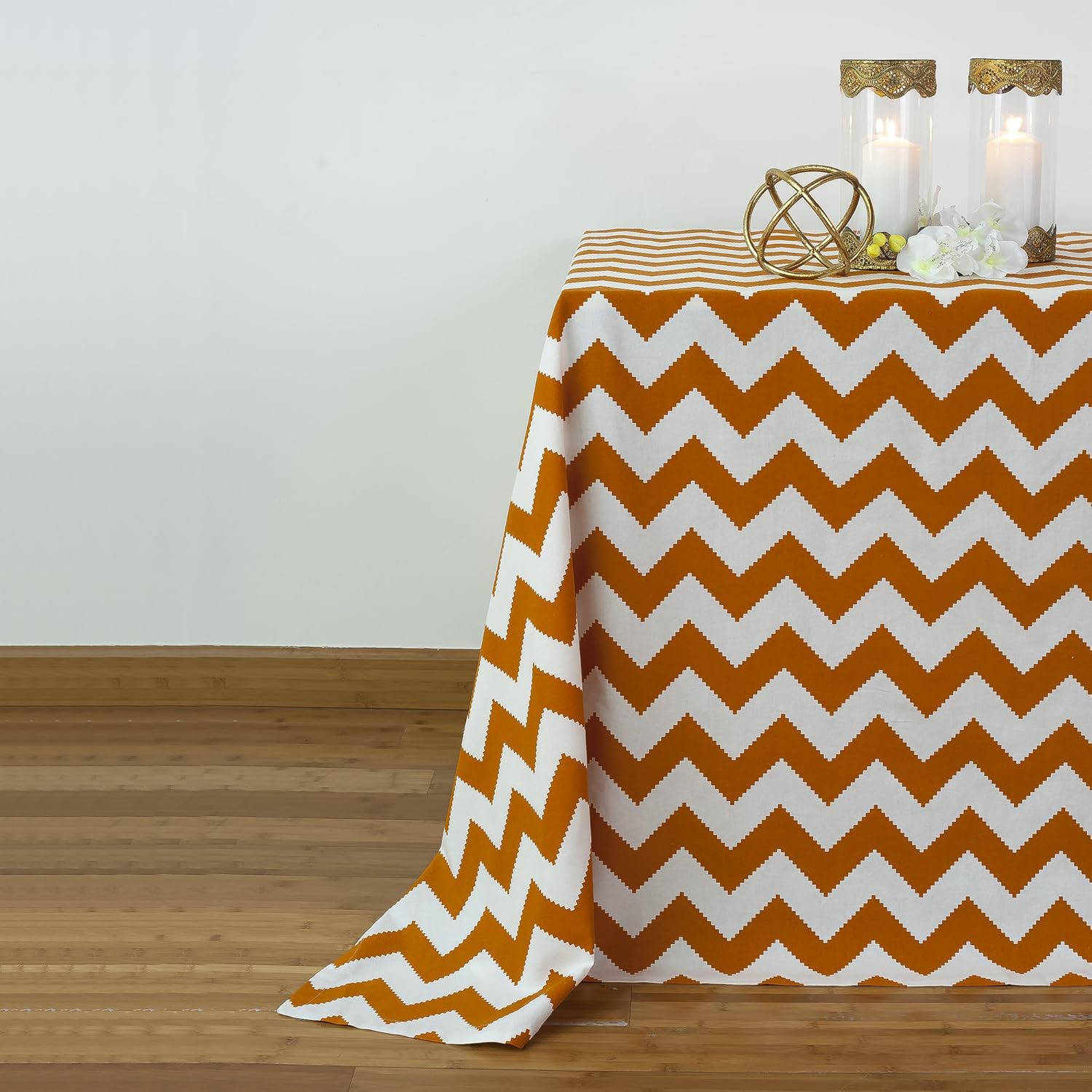 tovaglia 桌布100% 棉质印花条纹