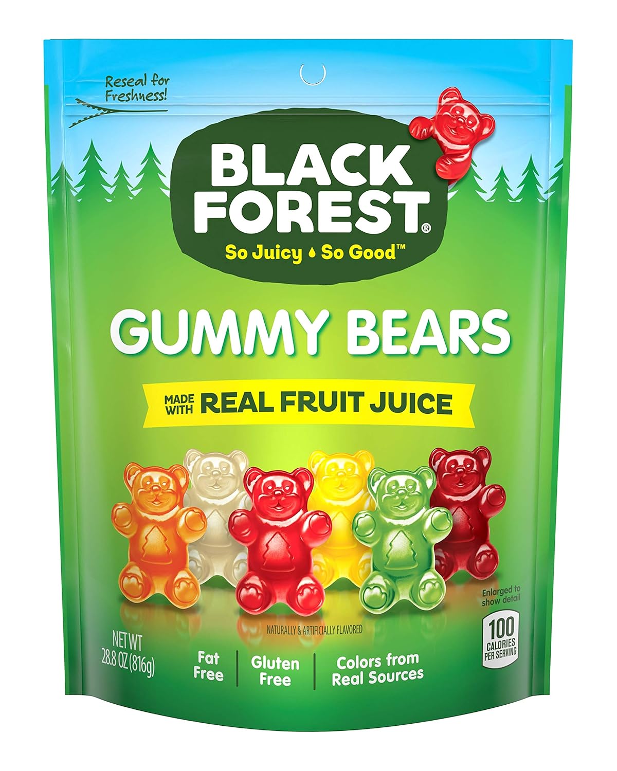 black forest gummy bears candy, 28.8 ounce bag (pack of 1)