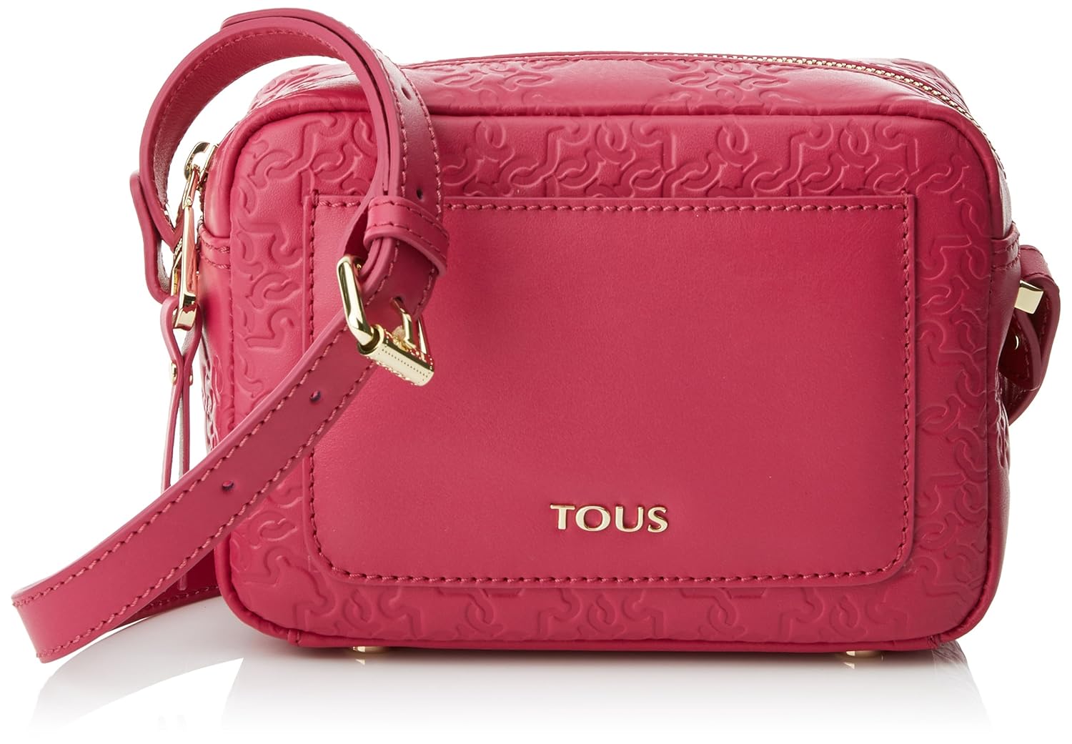 tous 女式 bandolera mediana mossaic de piel 斜跨包包 pink
