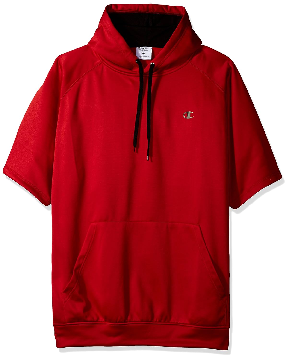 男式 big and tall performance po ss hd w/pouch pkt w/c 赤红色