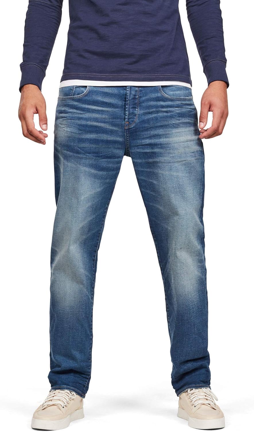 g-star raw 男式 3301 宽松牛仔裤