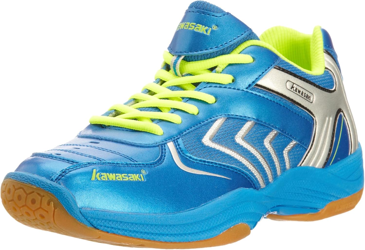 kawasaki 川崎 追风系列 中性 羽毛球鞋 k-002 蓝色/黑色/银灰 42