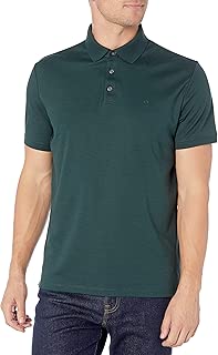 Calvin Klein 男士液体棉条纹 Polo 衫