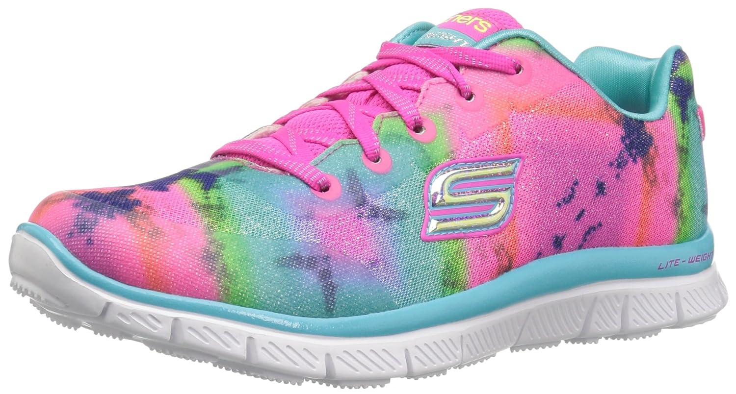 skechers 斯凯奇 skech appeal-groove thang 儿童彩虹运动鞋 多色