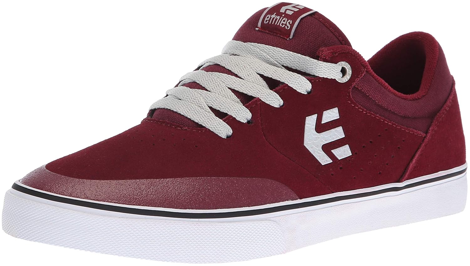 etnies men marana vulc skateboarding shoes, red (eggplant), 5 uk