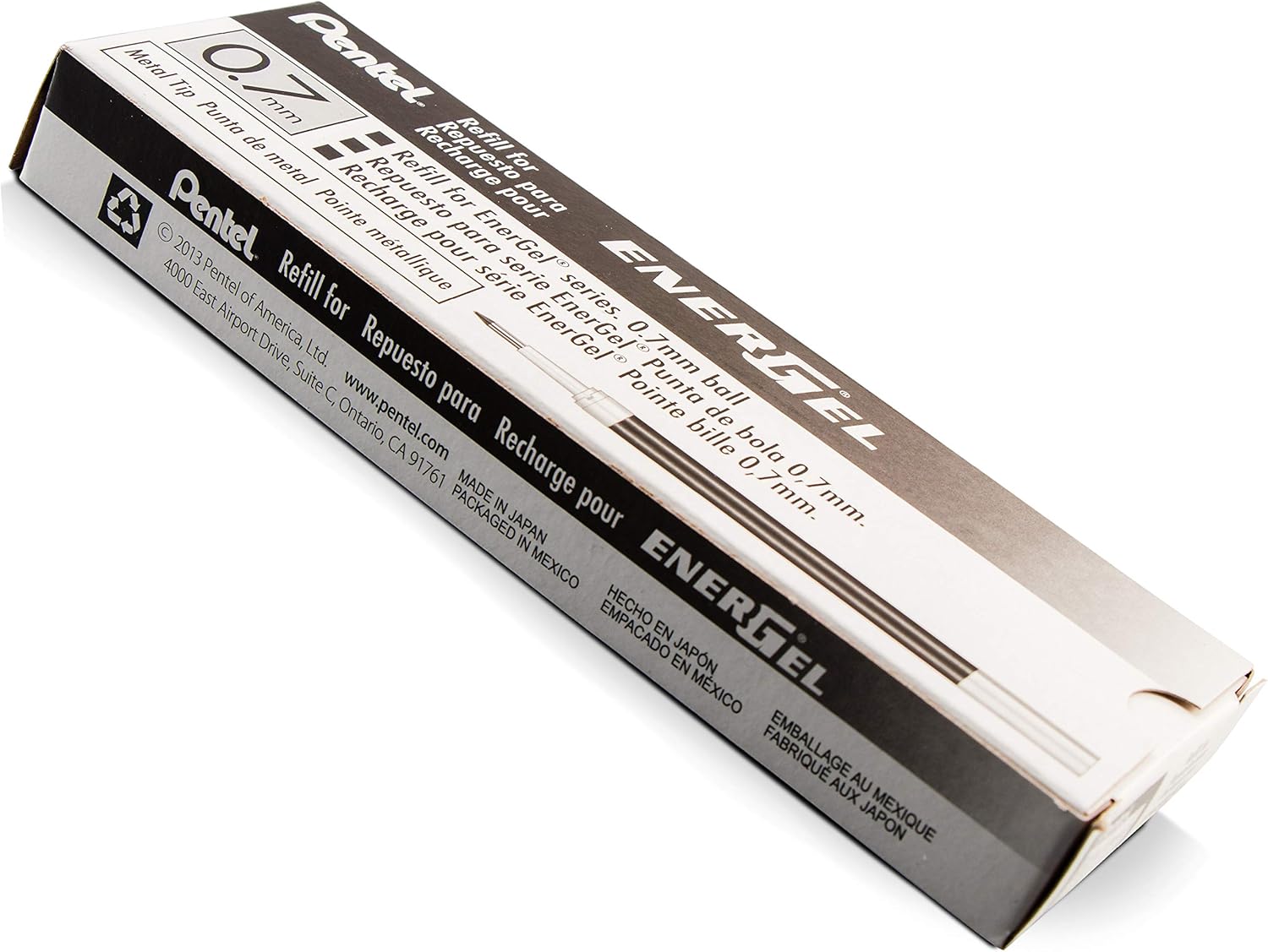 pentel refill for energel rtx, deluxe rtx, deluxe, metal tip