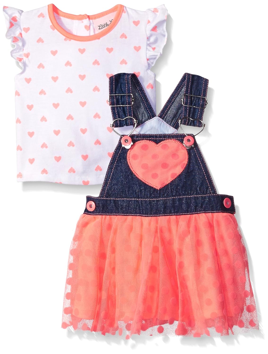 little lass 女童2件套短裙 skirtall 心